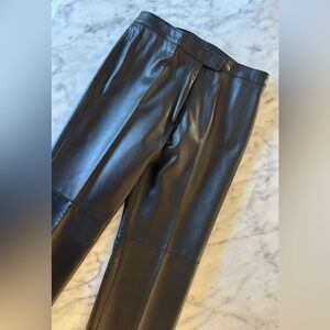 DANIER LEATHER Black Leather Pants / Trousers - Women’s Size 12.